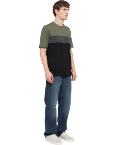 EMPORIO ARMANI T-SHIRT MANICA CORTA 7M000935AF16548-U8100 VERDE UOMO