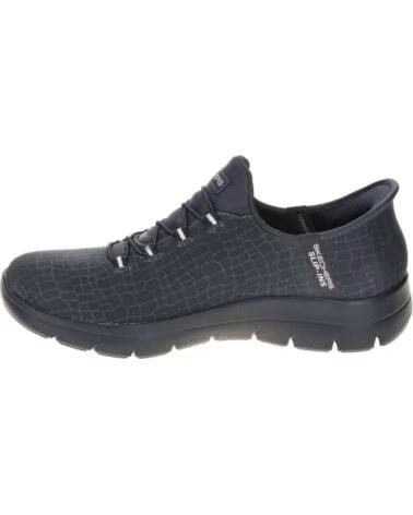 SKECHERS Zapatillas 150128-Dknv en azul para mujer DARK NAVY MESH- SILVER TRIM