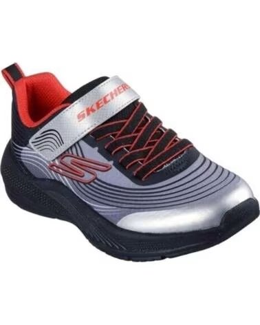 SKECHERS Zapatillas 403926N-Bksr en plateado para bebe BKSR