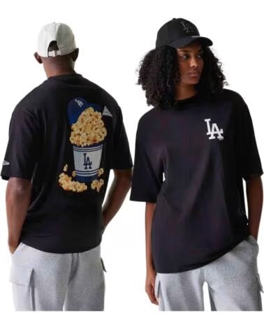NEW ERA Camiseta De Manga Corta 60684280 en negro para unisex NEGRO