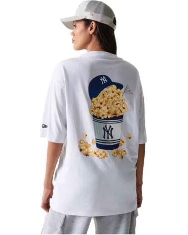 NEW ERA Camiseta De Manga Corta 60684281 en blanco para unisex BLANCO