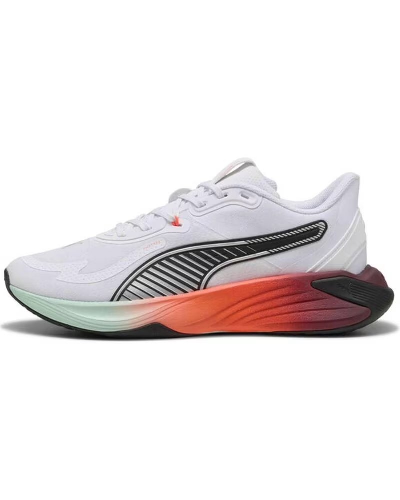 PUMA Zapatillas De Running Pro Nitro Team en blanco para unisex BLANCO-NEGRO