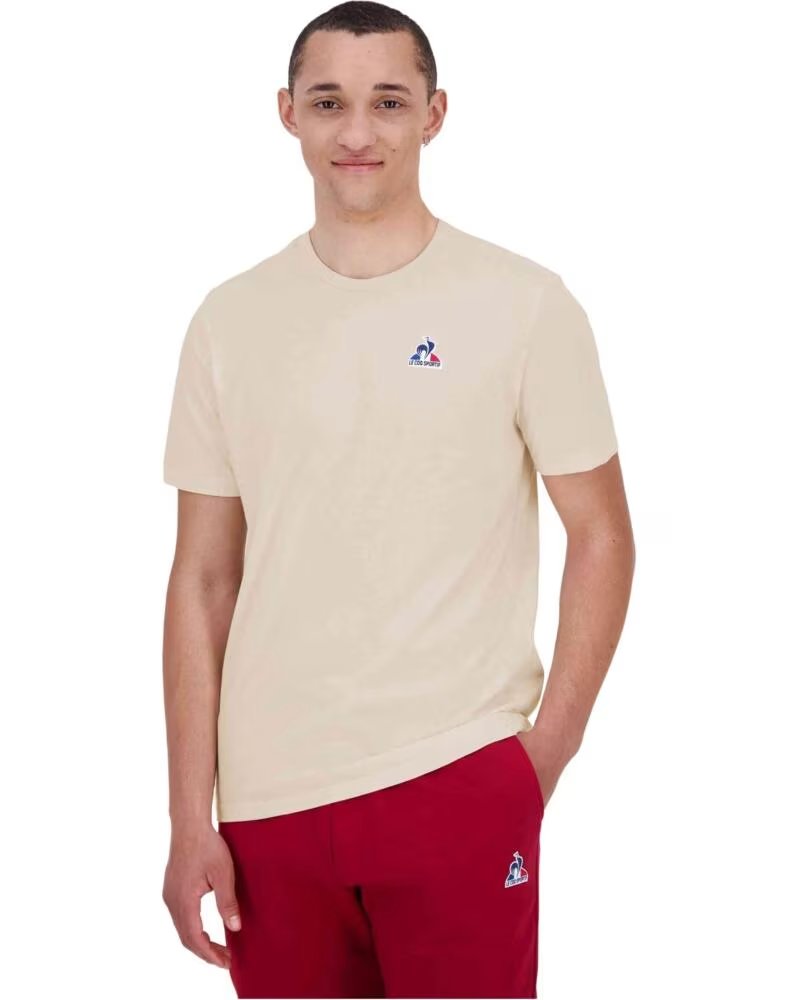 LE COQ SPORTIF T-SHIRT A MANICA CORTA 2520478 DA UOMO BEIGE