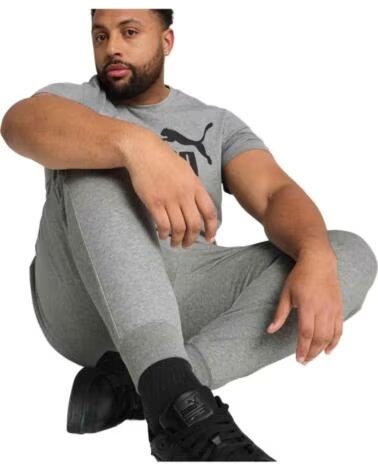 PUMA Pantalon Corto 682642-03 en gris para unisex MEDIUM GRAY HEATHER