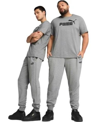 PUMA Pantalon Corto 682642-03 en gris para unisex MEDIUM GRAY HEATHER