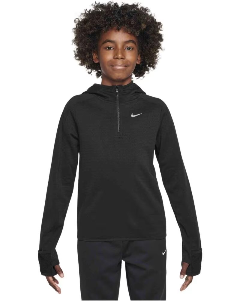 NIKE SUDADERA CON CAPUCHA HV0197-010 UNISEX BLACK OR GREY