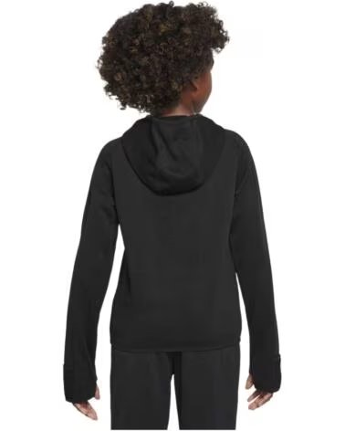 NIKE SUDADERA CON CAPUCHA HV0197-010 UNISEX BLACK OR GREY