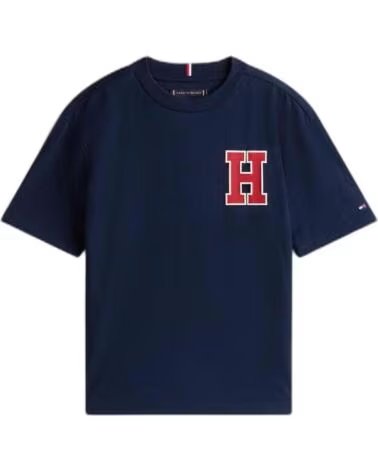 TOMMY HILFIGER KURZARM-T-SHIRT KB0KB09931C1G AZUL
