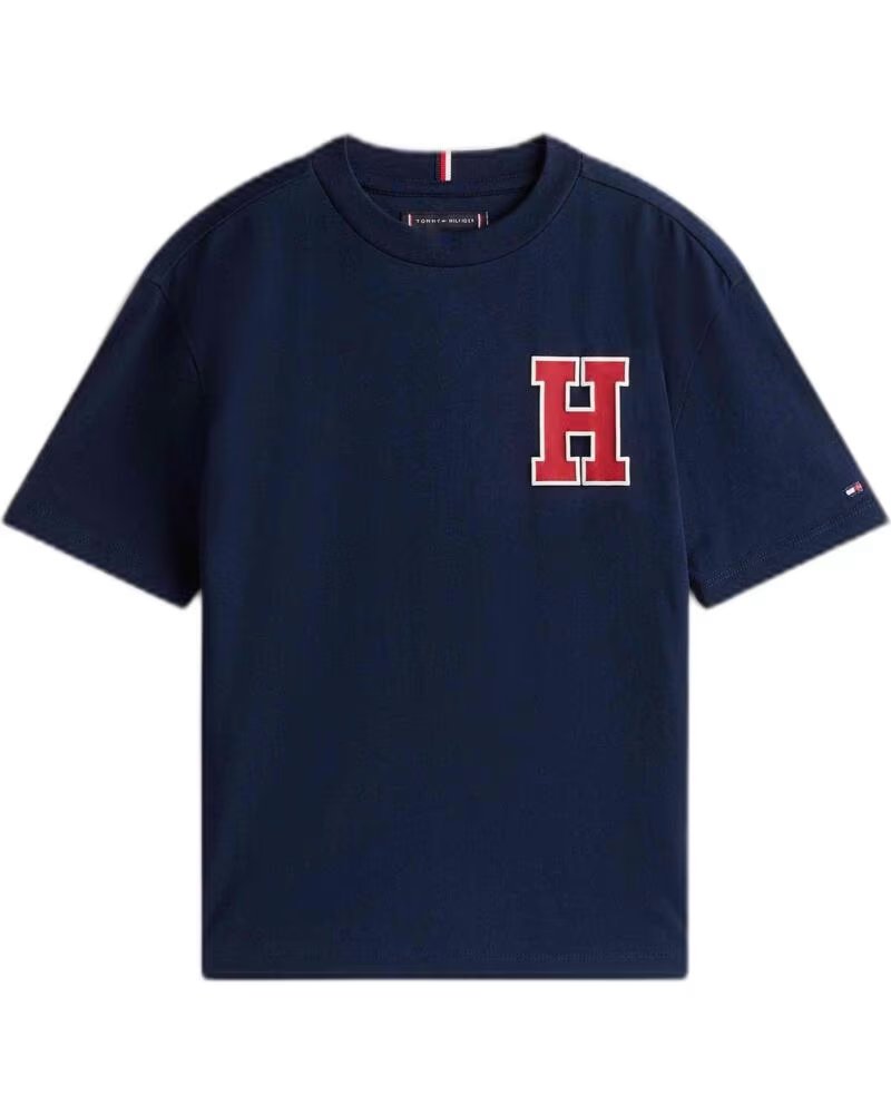 TOMMY HILFIGER KURZARM-T-SHIRT KB0KB09931C1G AZUL