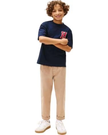 TOMMY HILFIGER KURZARM-T-SHIRT KB0KB09931C1G AZUL