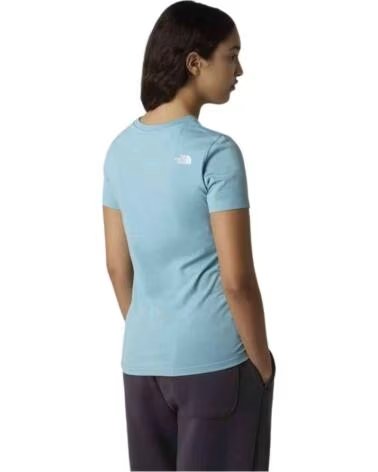 THE NORTH FACE T-SHIRT MANCHES COURTES NF0A87NHBTR1 FEMME BLEU BLUE
