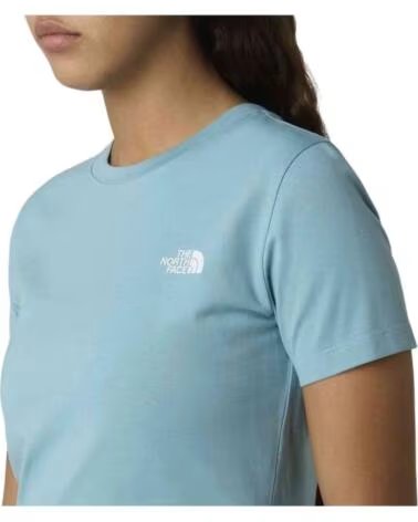 THE NORTH FACE T-SHIRT MANCHES COURTES NF0A87NHBTR1 FEMME BLEU BLUE