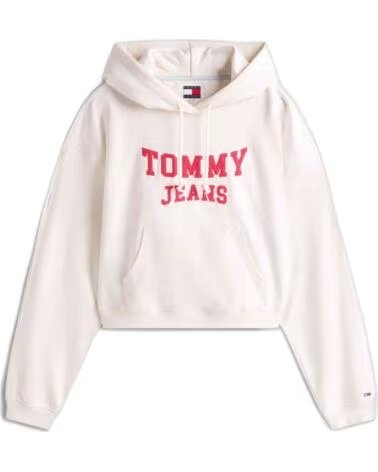 TOMMY HILFIGER SUDADERA CON CAPUCHA DW0DW21598YBH WHITE