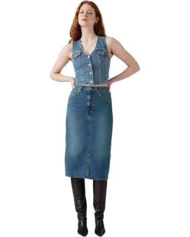 LEVI´S JEANSROCK 001VH-0006 MIDI MED INDIGO