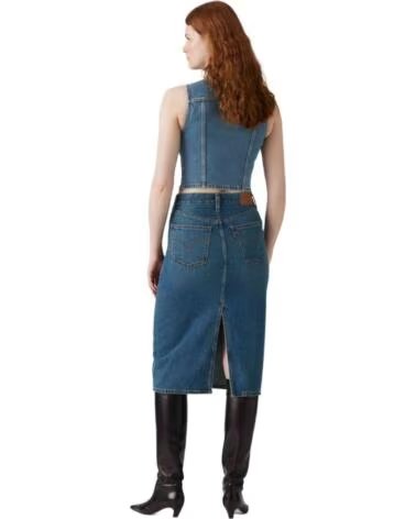 LEVI´S JEANSROCK 001VH-0006 MIDI MED INDIGO