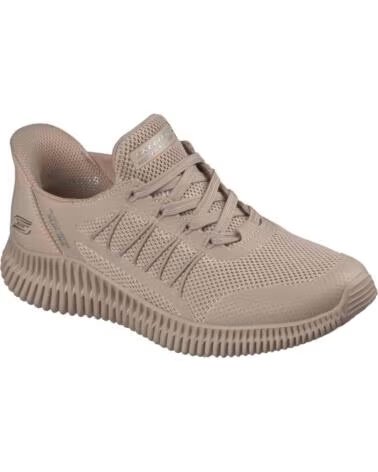 SKECHERS SCARPE 117413-TAN DONNA MARRONE BEIG
