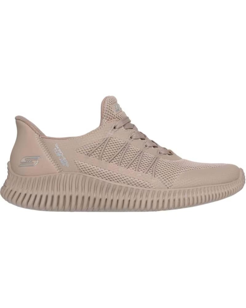 SKECHERS SCARPE 117413-TAN DONNA MARRONE BEIG