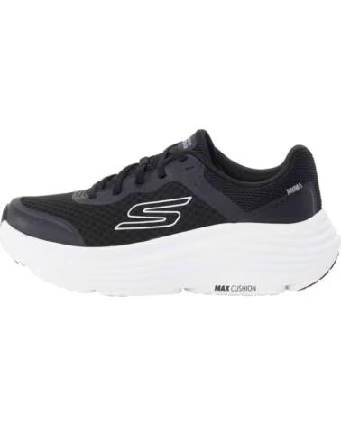 SKECHERS Zapatillas De Running 129470-Bkw en negro para mujer BLACK SYNTHETIC-WHITE TRIM