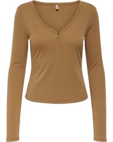 ONLY BLUSA 15356057-TOASTED CASTANHO CLARO PARA MULHER MARRON