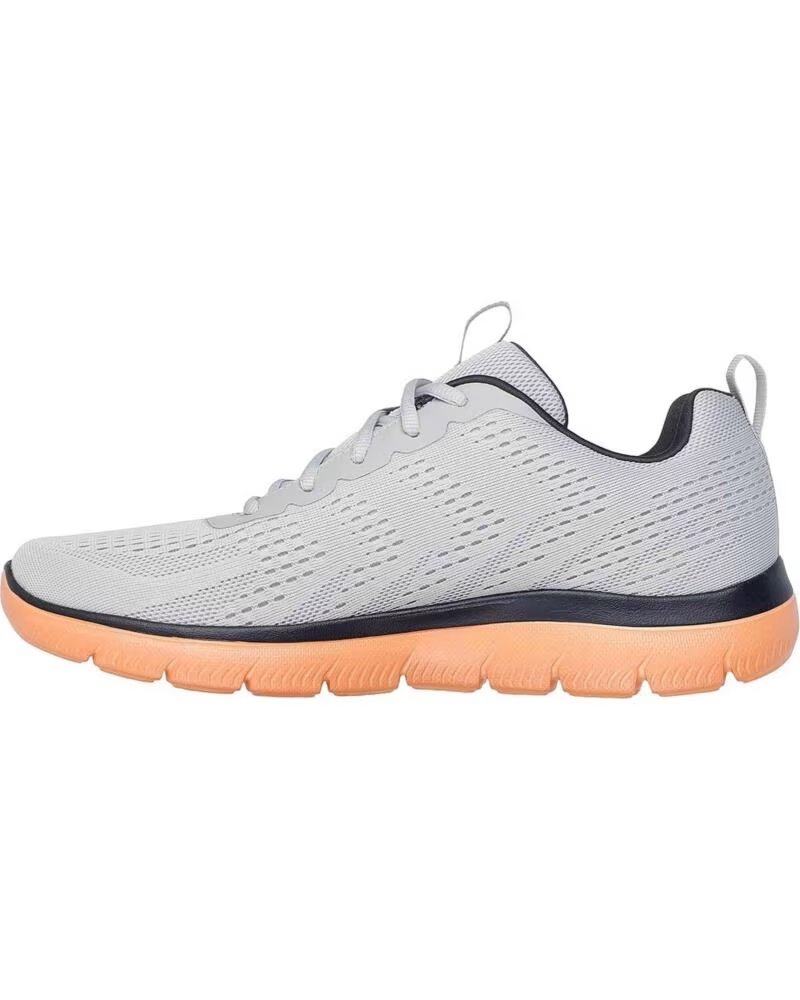 SKECHERS BASKETS 232395 GYOR GRIS HOMME
