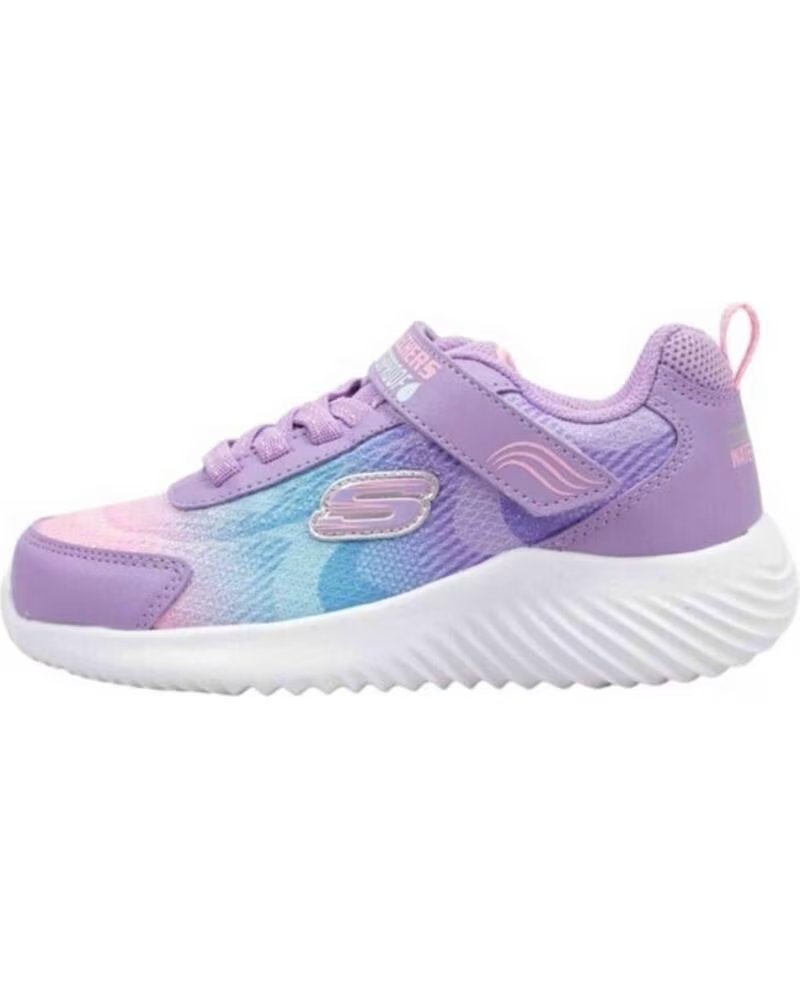 SKECHERS Zapatillas 303452L-Lvmt en morado para ninas LAVENDER SYNTHETIC-MULTI TRIM