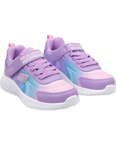 SKECHERS Zapatillas 303452L-Lvmt en morado para ninas LAVENDER SYNTHETIC-MULTI TRIM
