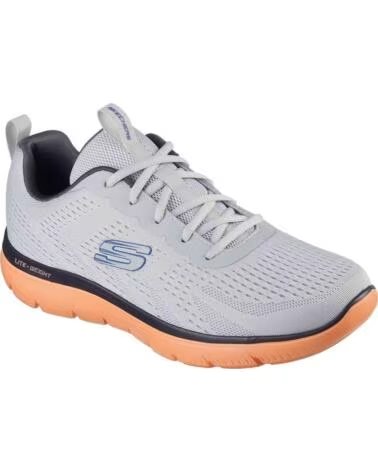 SKECHERS BASKETS 232395 GYOR GRIS HOMME