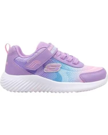 SKECHERS Zapatillas 303452L-Lvmt en morado para ninas LAVENDER SYNTHETIC-MULTI TRIM