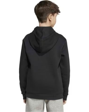 ADIDAS SUDADERA CON CAPUCHA JM1536 PARA NIÑOS UNISEX NEGRO-BLANCO BLACK-WHITE