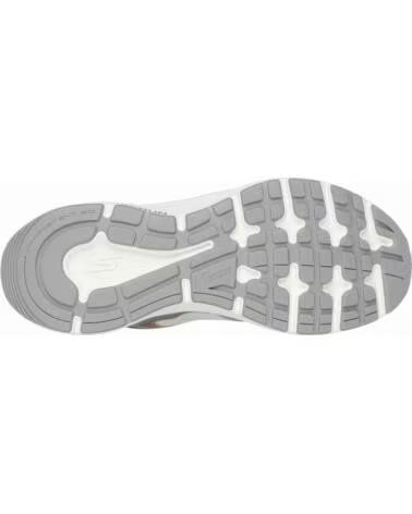 SKECHERS Zapatillas 128633-Ofwt en blanco para mujer OFF WHITE LEATHER-SILVER TRIM