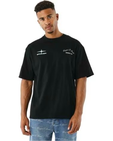 PROJECT X PARIS KURZARM-T-SHIRT 2512023-BK IN SCHWARZ FÜR HERREN NOIR