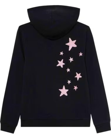 NAME IT CAMISOLA COM CAPUCHO 13246279-BLACK PARA RAPARIGAS NEGRO
