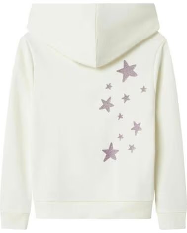 NAME IT SUDADERA CON CAPUCHA 13246279-CLOUDDANCER PARA NIÑAS BLANCO