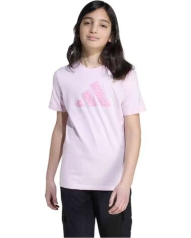 ADIDAS Camiseta De Manga Corta Jv5205 en rosa para ninas CLPINK