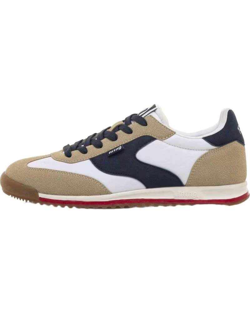 MTNG SNEAKER CASUAL UOMO 225-84787-C58422 BEIGE E BIANCO BLANCO