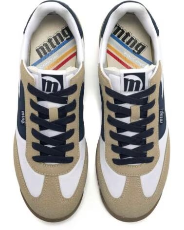 MTNG SNEAKER CASUAL UOMO 225-84787-C58422 BEIGE E BIANCO BLANCO