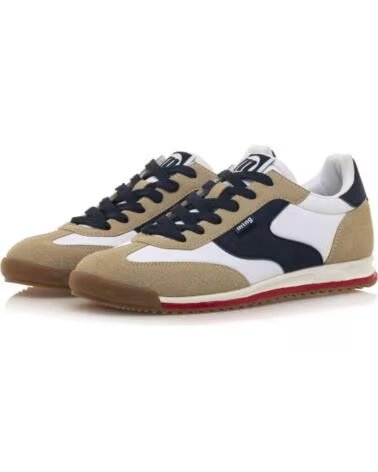 MTNG SNEAKER CASUAL UOMO 225-84787-C58422 BEIGE E BIANCO BLANCO