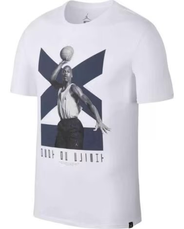 JORDAN KURZARMSHIRT 916046-100 IN WEISS FÜR HERREN