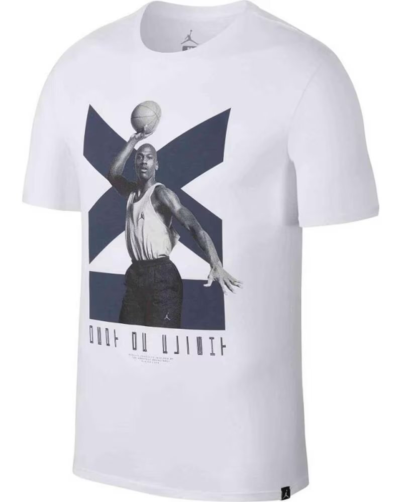 JORDAN KURZARMSHIRT 916046-100 IN WEISS FÜR HERREN