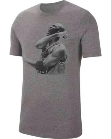 JORDAN MAGLIETTA MANICA CORTA CN3588-091 GRIGIO UOMO