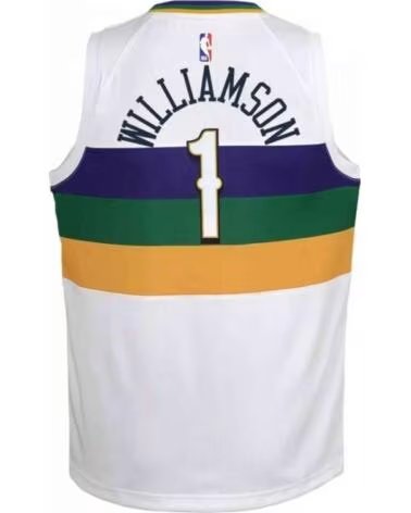 NIKE CAMISETA DE BALONCESTO EZ2B7B1GP- WILLIAMSON EN BLANCO PARA NIÑOS UNISEX