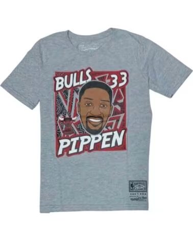 MITCHELL NESS KURZARMSHIRT EN2B7BME8N01-BULSP FÜR KINDER UNISEX