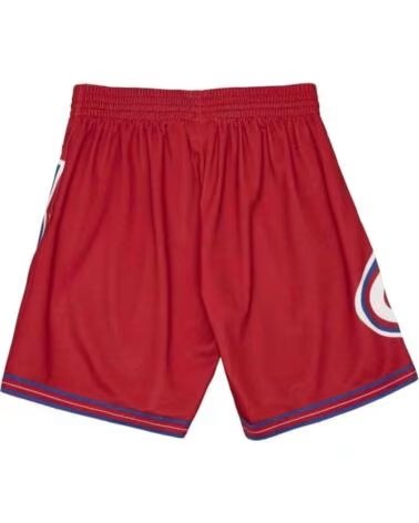 MITCHELL NESS SHORT SHORBW19147-P76RED1 ROUGE HOMME
