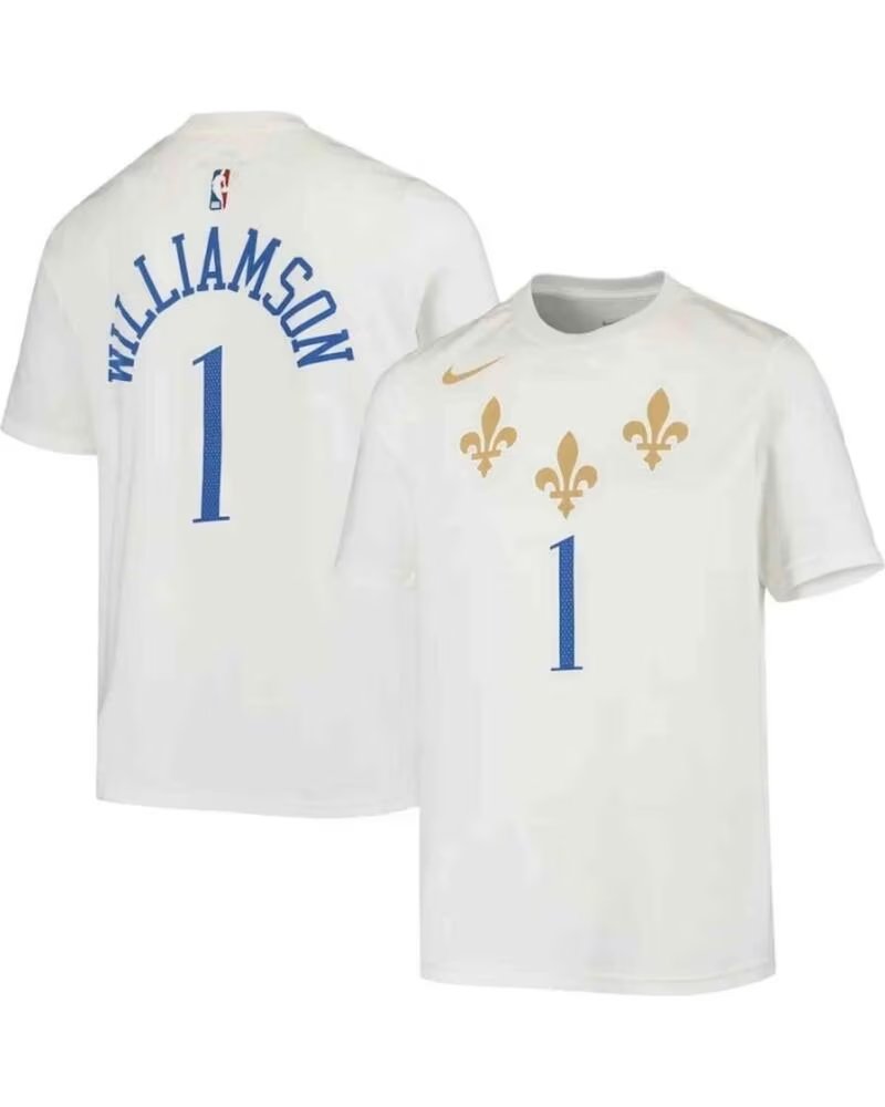NIKE CAMISETA DE BALONCESTO EZ2B7BCN4-PELZW BLANCO NIÑOS UNISEX