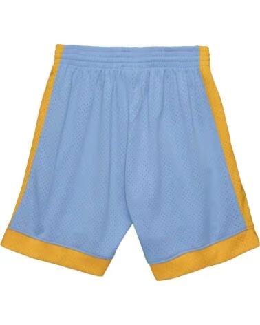 MITCHELL & NESS SHORT SMSH1127-LAL01PPPCLBL BLEU HOMME
