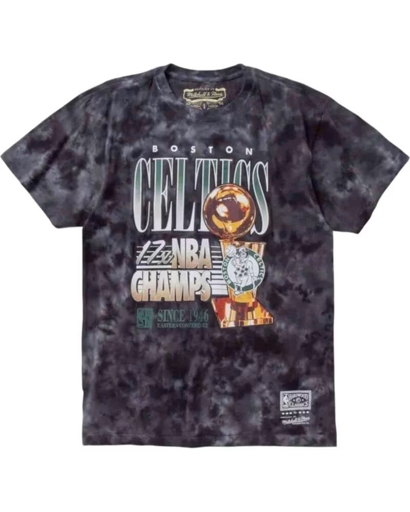 MITCHELL NESS CAMISETA DE MANGA CURTA BMTRFH21APP002-BCEBLCK UNISSEX