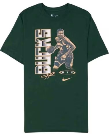 NIKE T-SHIRT A MANICA CORTA DH3712-323 VERDE DA UOMO