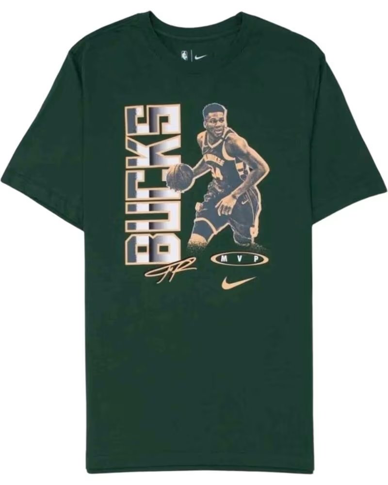 NIKE T-SHIRT A MANICA CORTA DH3712-323 VERDE DA UOMO