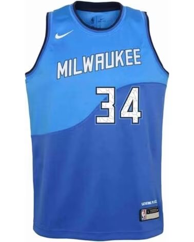NIKE BASKETBALLTRIKOT EZ2B7BXCP-BCKGA BLAU UNISEX KINDER