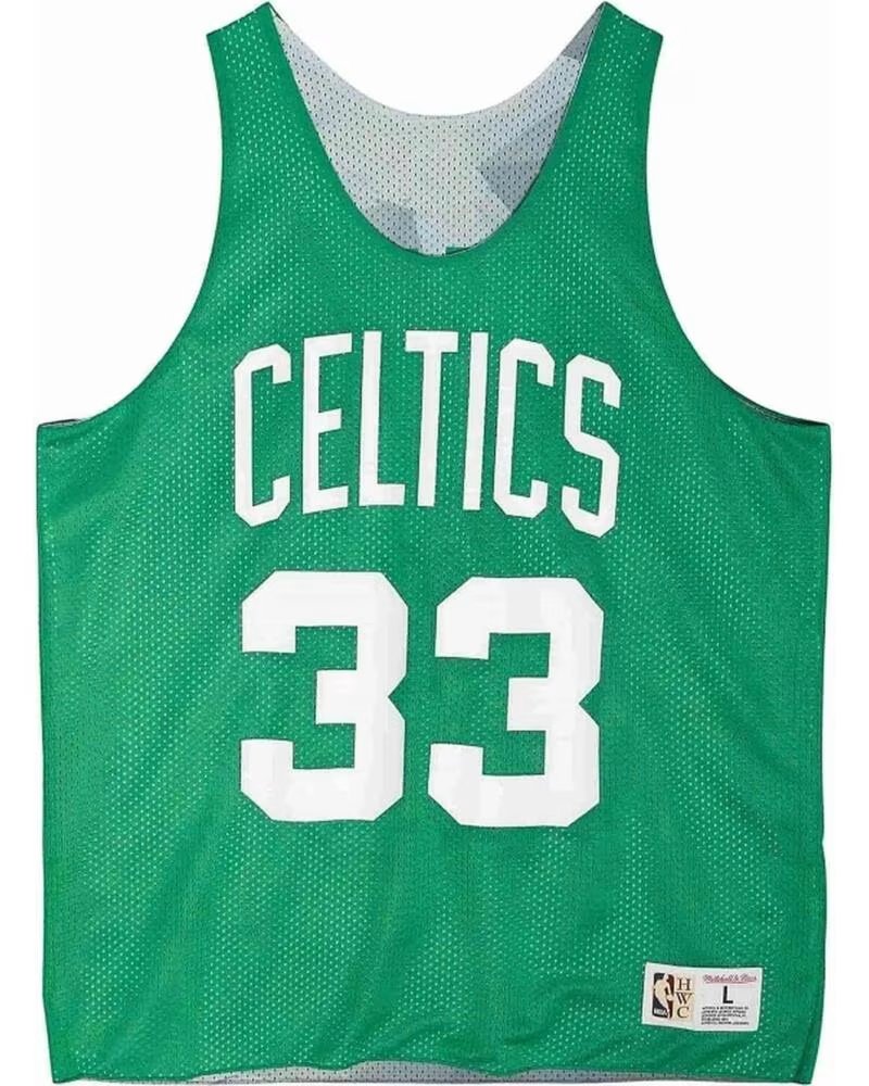 MITCHELL & NESS MAILLOT DE BASKETBALL TMTK3208-BCEYYLBIGN VERT HOMME